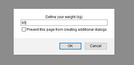 Prompt weight