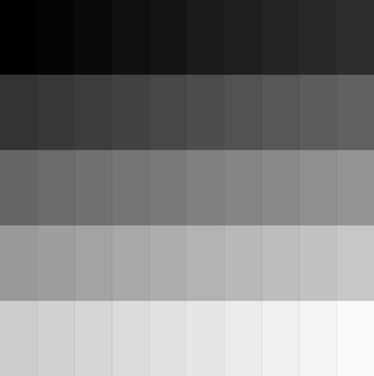 50 Shades of grey