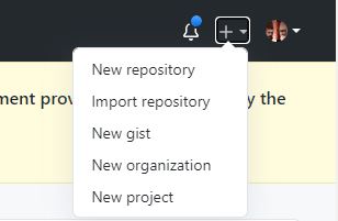 Create a new Repository on GitHub