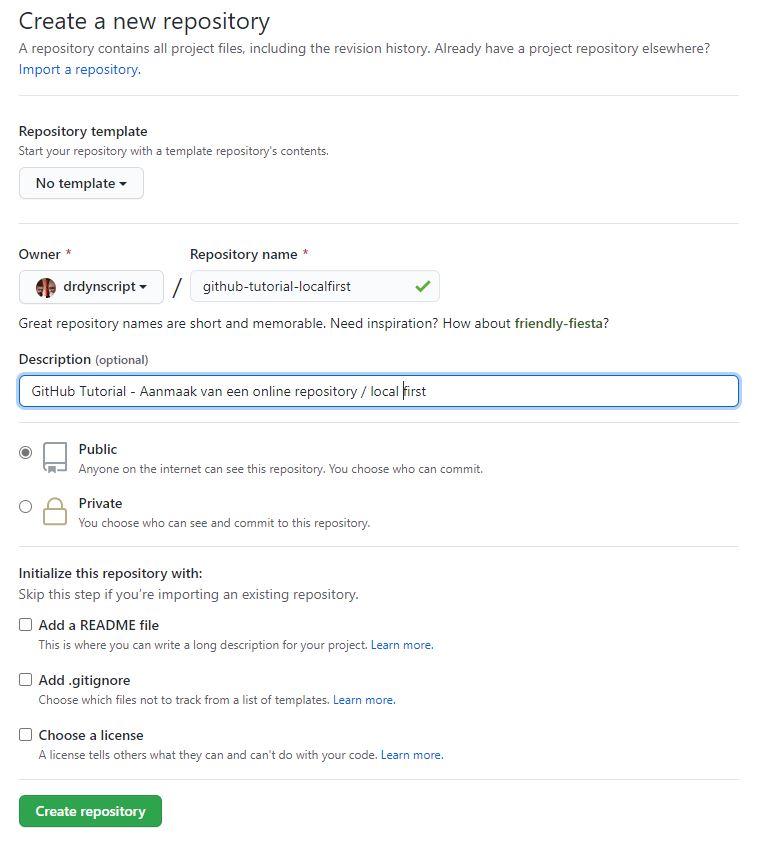 Repository created on GitHub local first