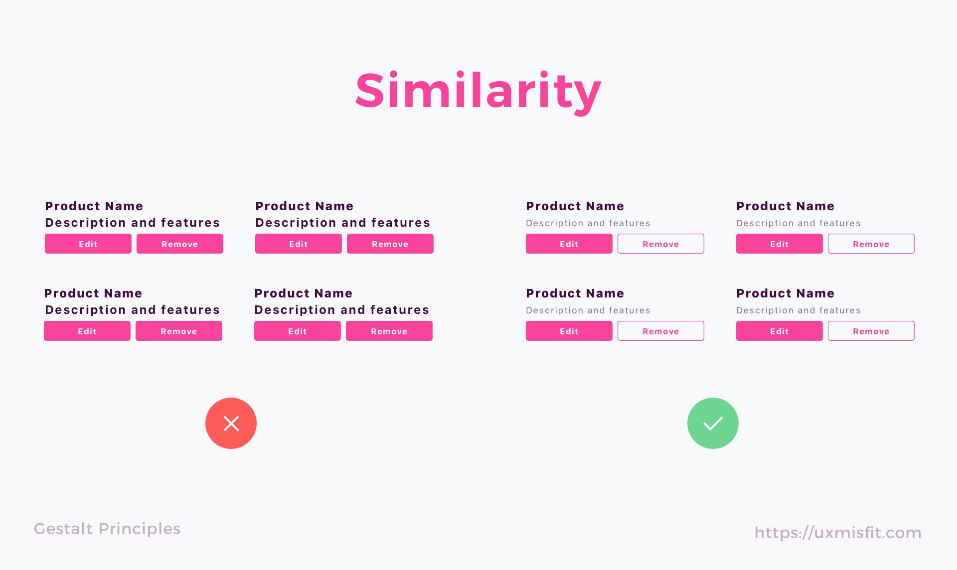 Gestalt: similarity