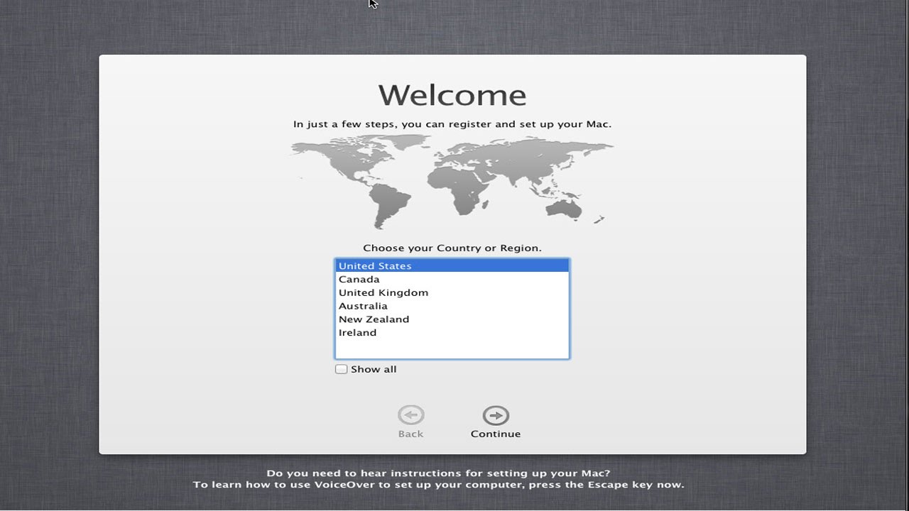 Install macOS