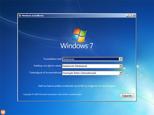 Install Windows 7